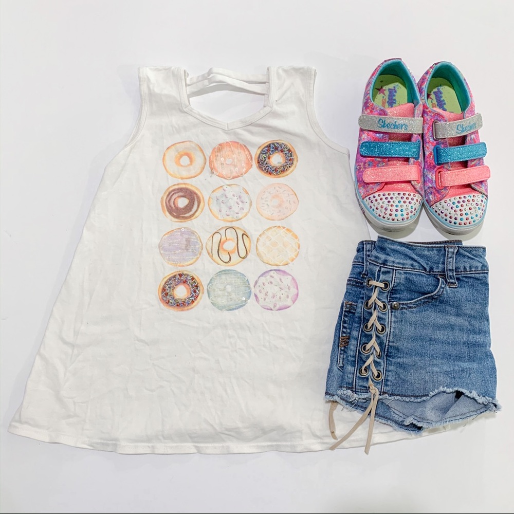 HAVENGIRL DONUT PRINT TANK TOP SZ 7